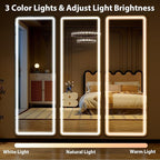 Full Length Mirror with LED Lights, LED Mirrors Full Length Floor Mirror Full - Image 5