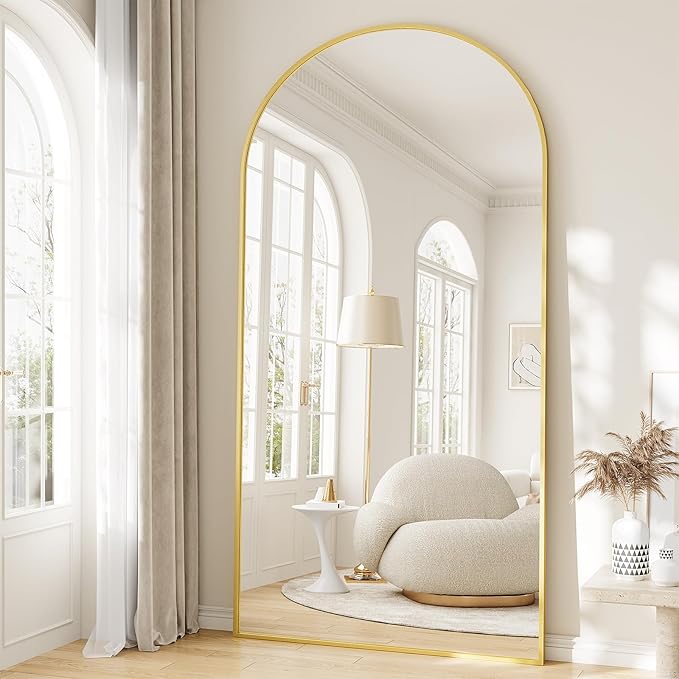 Large Full Length Mirror, Room Decor Big Full Body Mirror by WISSMILESHOME