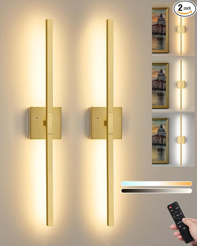 Rayogale 40 Inch 8000mAh Rechargeable Wall Sconce by Rayogale