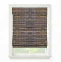 Cordless Woven Wood Roman Shades, 34W x 72H, Hatteras Cocoa, Sizes 20-72 Wide by FirstRateBlinds