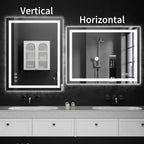 LED Bathroom Mirrors 28"x32" Bathroom Mirror - Image 9