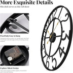 Cuspin 36 Inch Wall Clock, Large Wall Clock Decorative - Image 5