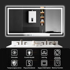 50"x30" LED Bathroom Mirror - Image 8