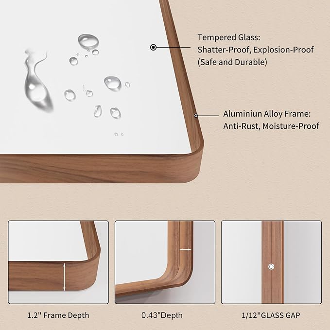 LOAAO 72X40 Inch Bathroom Mirror - Image 5