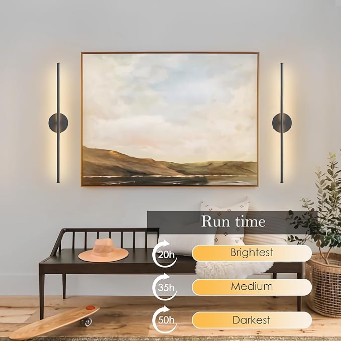 KARTOOSH Battery Operated Wall Sconces - Image 4