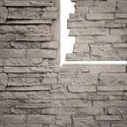 EverStone Acadia Ledge Faux Stone Panel, Desert Sand Color - Image 9