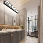 Ralbay Black Bathroom Lights Fixtures Dimmable 5 Color Temperature Black - Image 6