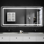 55"x30" LED Bathroom Mirror - Image 9