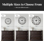 Cuspin Large Wall Clock for Living Room Decor, 30 Inch Round Farmhouse Wall - Image 6
