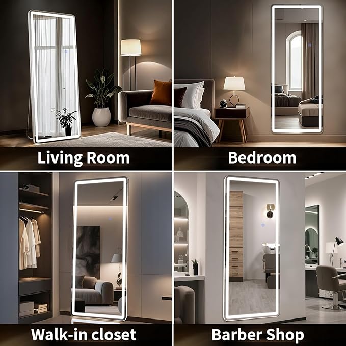 71"x26" LED Full Length Mirror – Standing Floor Mirror - Image 5