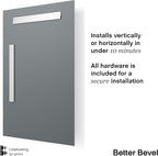 Better Bevel Frameless Rectangle Mirror - Image 3