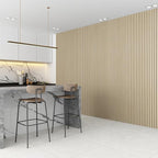 8-Pack WPC Wall Panels 108’’ x 6.1’’ 3D Slat Wall Panel Acoustic Wall Paneling - Image 4