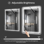 Koonmi 55"x36" LED Mirror for Bathroom, 90CRI Anti-Fog Vanity Mirror - Image 5