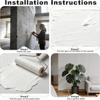 3D Wall Panels - 4PCS 47.2"x23.6" Faux Stone Peel and Stick Wall Covering - MCM - Image 5