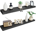 BGMG Wood Floating Shelves 48 inch, Wide Rustic Wooden Wall Shelves by BGMG
