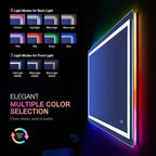 LOAAO 40”X30“ RGB LED Bathroom Mirror - Image 3