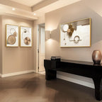 Extra Large Modern Luxury Gold Framed Wall Art - Image 3