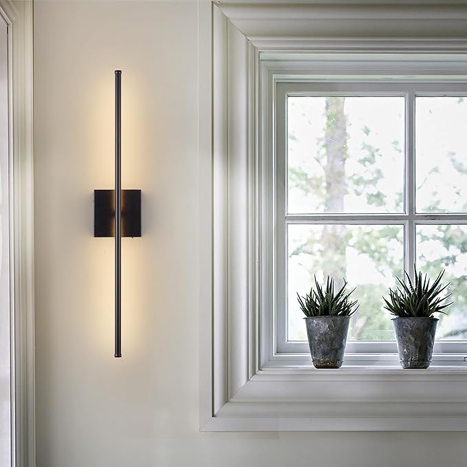 KARTOOSH 28.3 Inch 9 RGB Color Battery Operated Wireless Wall Sconces Set of Two - Image 8