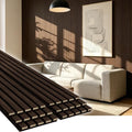 EVERECO 6 Pack Wood Slat Acoustic Wall Panels 92.5" × 7.87", 3D Sound Absorbing by Unknown