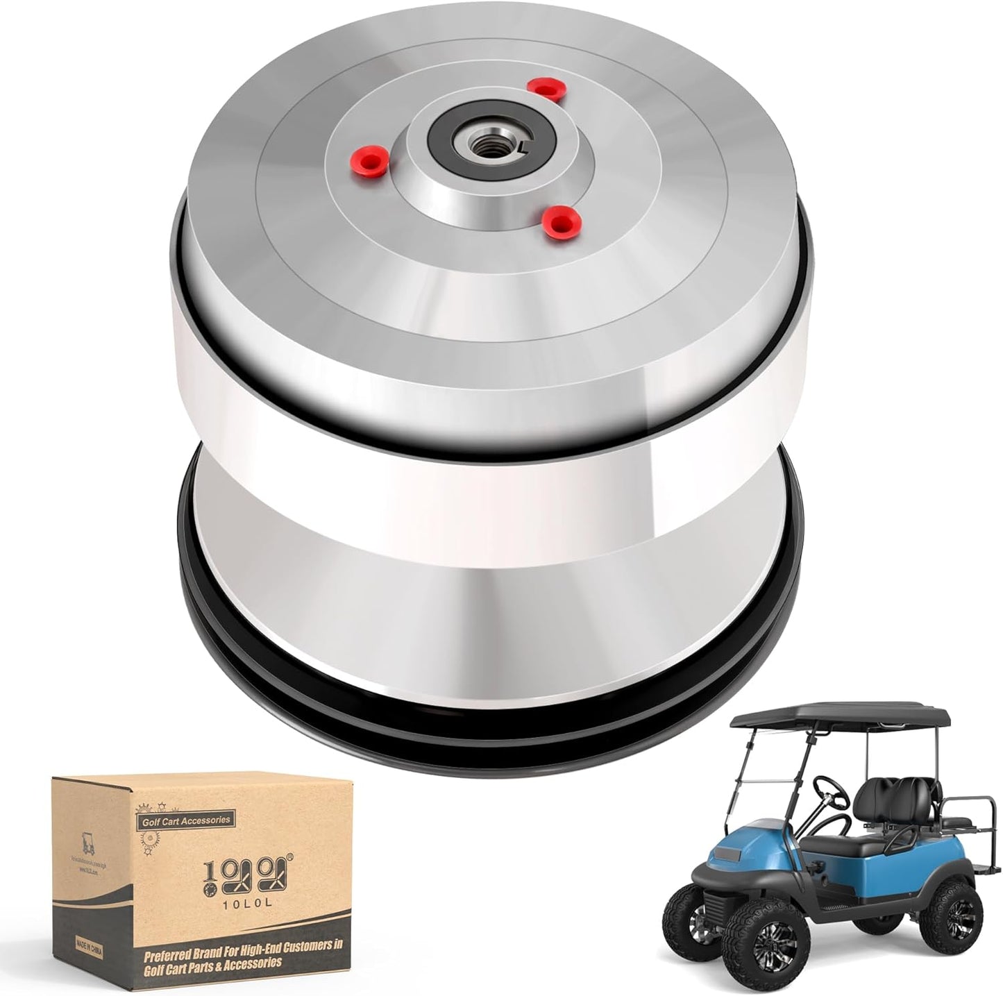 10L0L Golf Cart Drive Clutch for Club Car DS (1997-2015) & Precedent (2004-2015) | Compatible with FE290 & FE350 Engines | Direct Replacement OEM 1018339-02 & 1018329-02