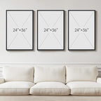 Large Framed Green and Beige Abstract Wall Art - Image 3