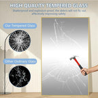Oversized Standing Mirror Full Length, Hanging or Wall Mounted, Full Body Mirror - Image 8