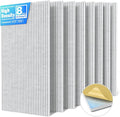 8 Pack Large Acoustic Panels Sound Absorbing by Unknown