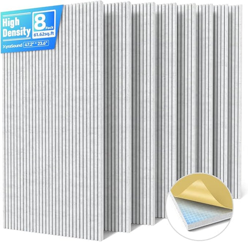 8 Pack Large Acoustic Panels Sound Absorbing by Unknown