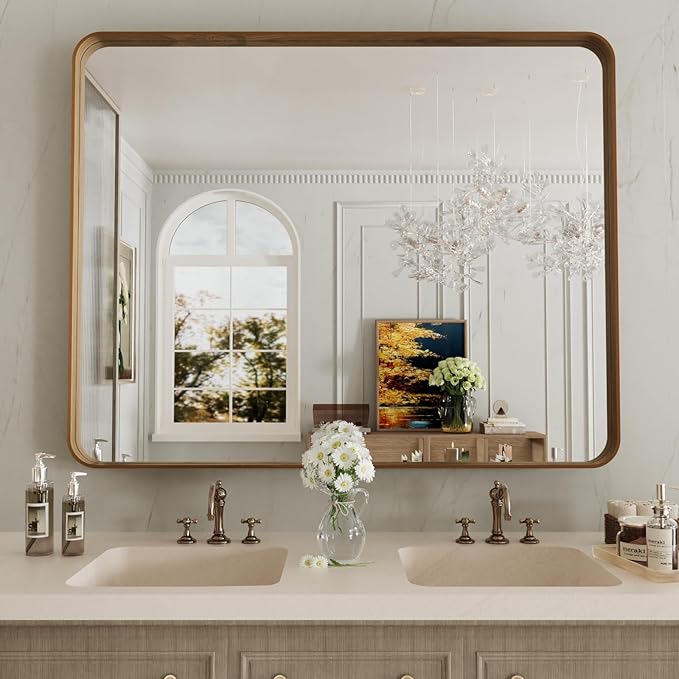 LOAAO 40X30 Inch Bathroom Mirror - Image 8