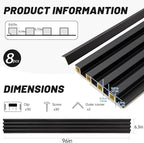 WPC Slat Wall Paneling, Accent Slat Wall Paneling - Image 4