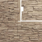 EverStone Canyon Ridge Faux Stone Panel, 45 3/4"W x 24 1/2"H x 1 1/4"D - Image 9