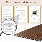 4 Pack Wood Panels for Wall, 47.24" x 23.81" Acoustic Wood Slat Wall Panel for - Image 5