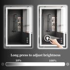 Koonmi 55"x30" LED Mirror for Bathroom, 90CRI Anti-Fog Vanity Mirror - Image 5