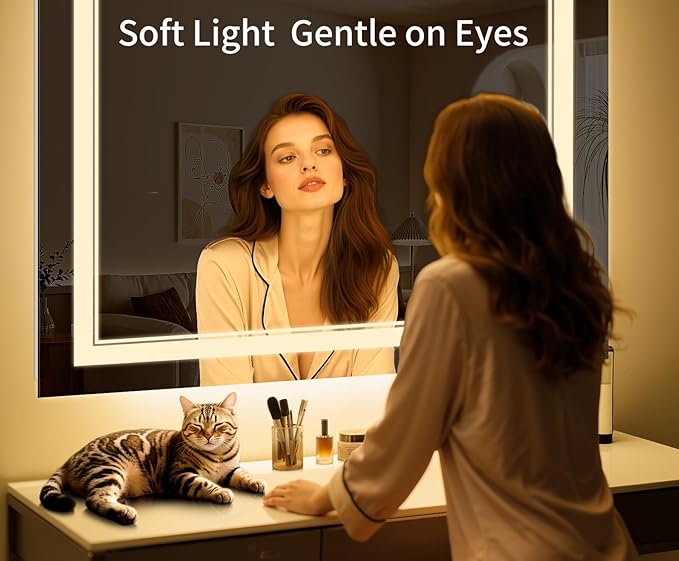 55"x30" LED Bathroom Mirror - Image 6