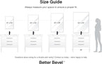 Better Bevel Frameless Square Mirror - Image 9