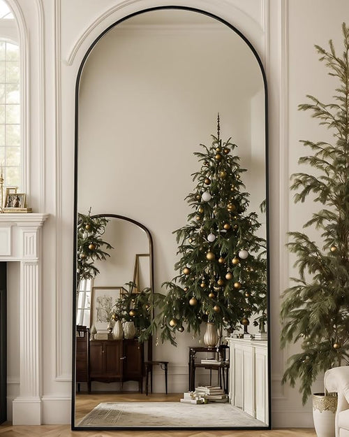 Antok 71" x32” Arched Full Length Floor Mirror, Free Standing/Wall Mount/Leaning by AntokMirror
