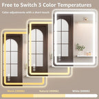 55" x 36" Led Bathroom Mirror - Image 6