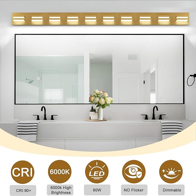 IZORRO LED Modern Bathroom Lights Fixtures, Vanity Lights - Image 4