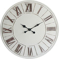 Oversized Farmhouse Wall Clock by PILIHOME