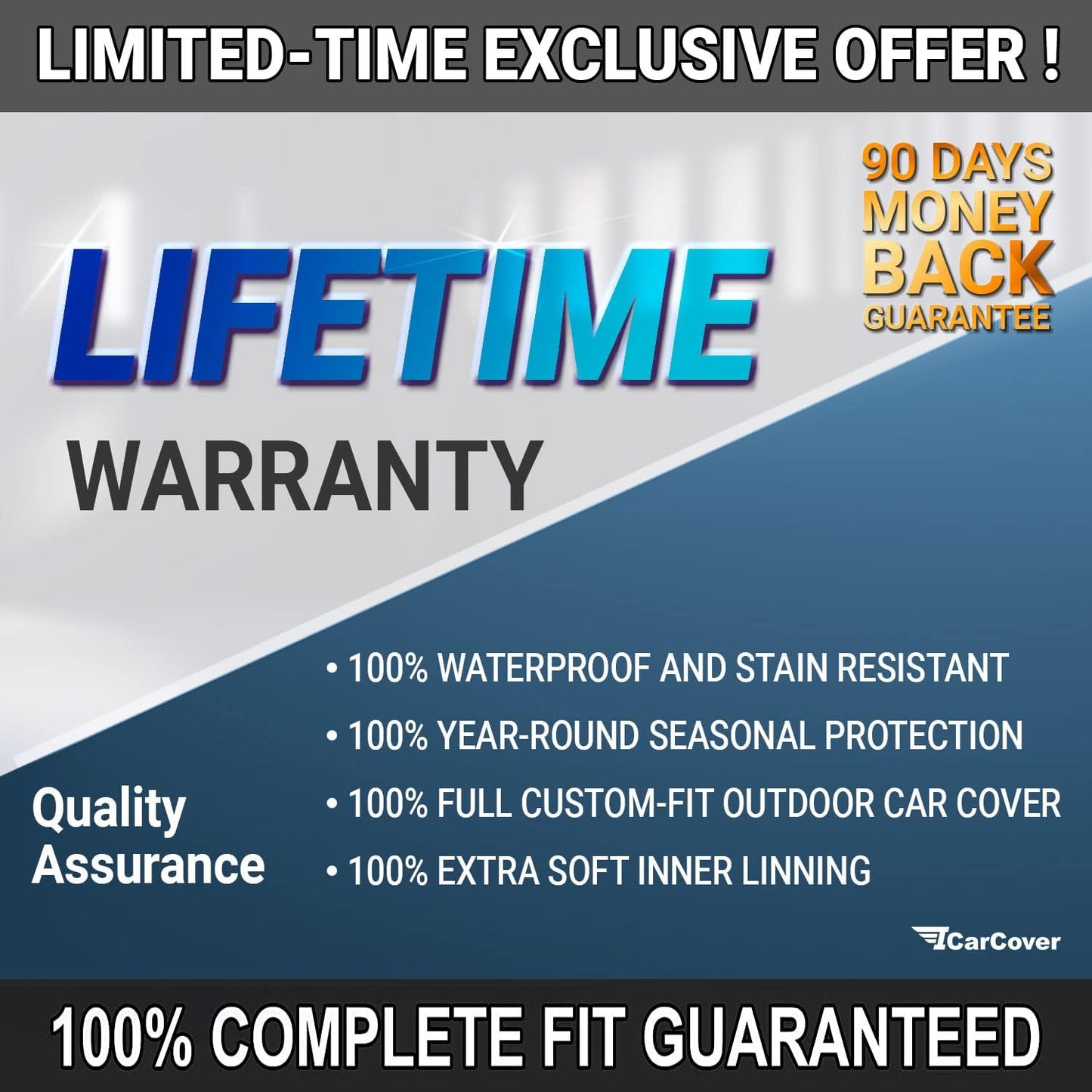 iCarCover Premium Car Cover for 1940-1942 Buick Super Heavy Duty Waterproof All-Weather Automobiles Custom Fit Indoor Outdoor UV Snow Protection Covers with Straps and Bag