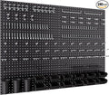 INCLY 48x36 Inch Metal Peg Board Kit by INCLY