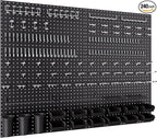INCLY 48x36 Inch Metal Peg Board Kit by INCLY