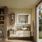 40X32 LED Bathroom Mirror with Lights, Backlit + Front Lit, Lighted Bathroom - Image 7