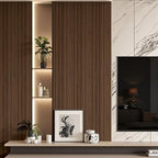WPC Slat Wall Paneling, TV Background, Living Room, 94.5 x 6 in - Image 7