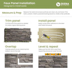 EverStone Cobblestone Faux Stone Panel, Breckenridge Color - Image 4
