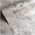 Extra Wide Large Size Grey Concrete Wallpaper Peel and Stick Industrial Cement - Image 2
