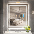 Ratsamee 30x36 Inch LED Bathroom Mirror by RATSAMEE