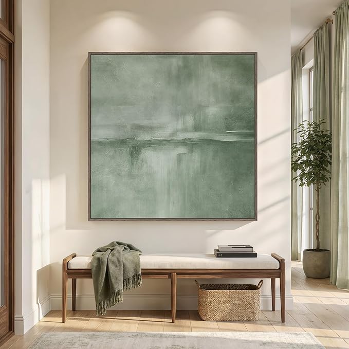 Extra Large Framed Black Abstract Wall Art - Image 3