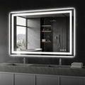 Koonmi 48"x36" LED Mirror for Bathroom, 90CRI Anti-Fog Vanity Mirror by KOONMI