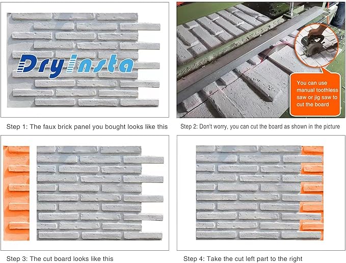 Faux Brick Panels Siding 3D Wall Panel Stonewall Cladding Panels, Thin Brick - Image 4